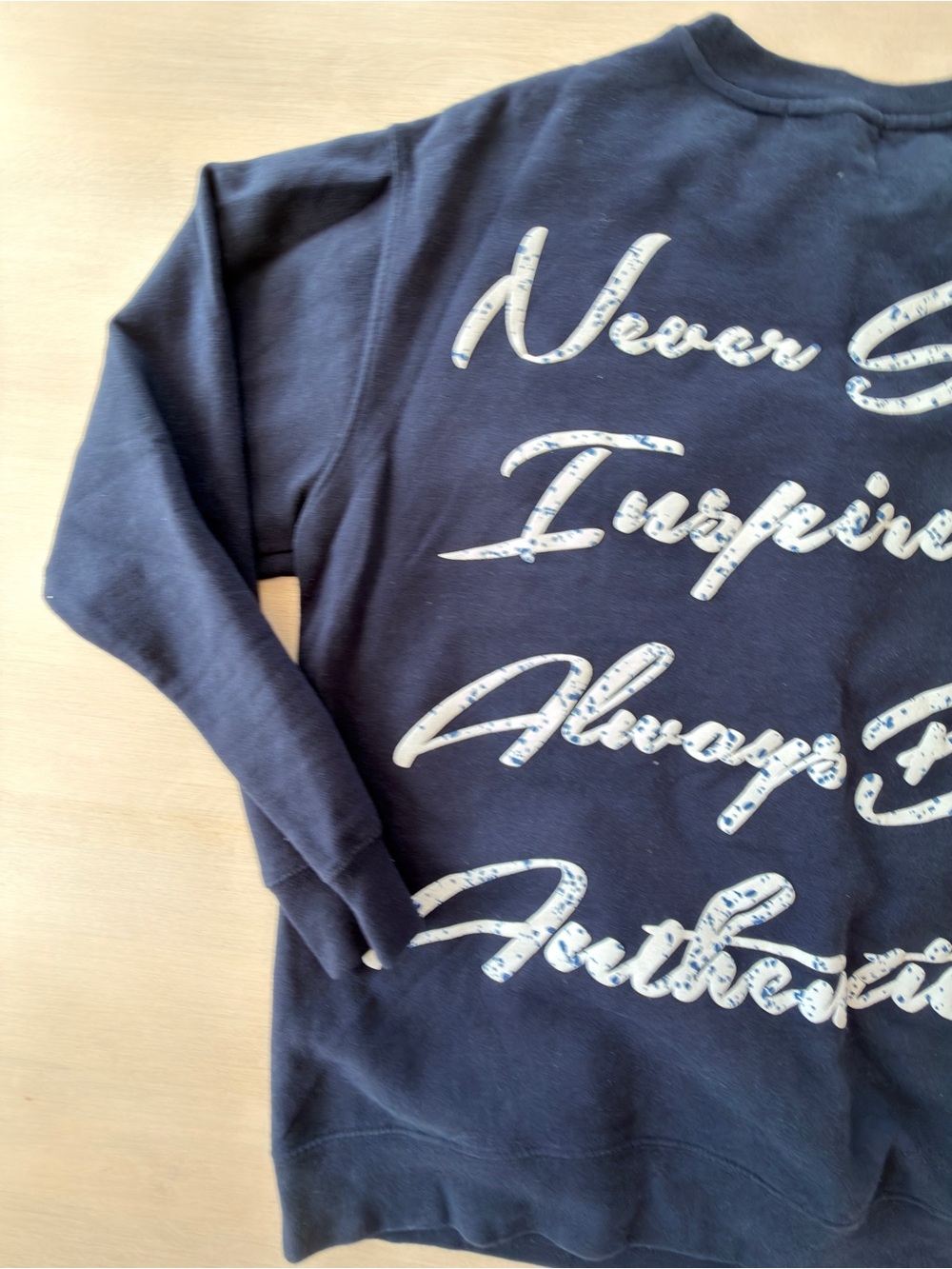 Eastside Golf Classic Navy Crewneck Sweater with Embroidered Golfer Motif - Picture 6 of 8